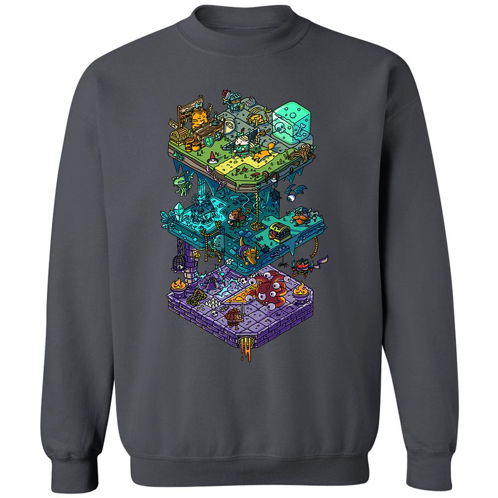 Classic Unisex Sweatshirt - YK5FSWK7 - Charcoal - 7