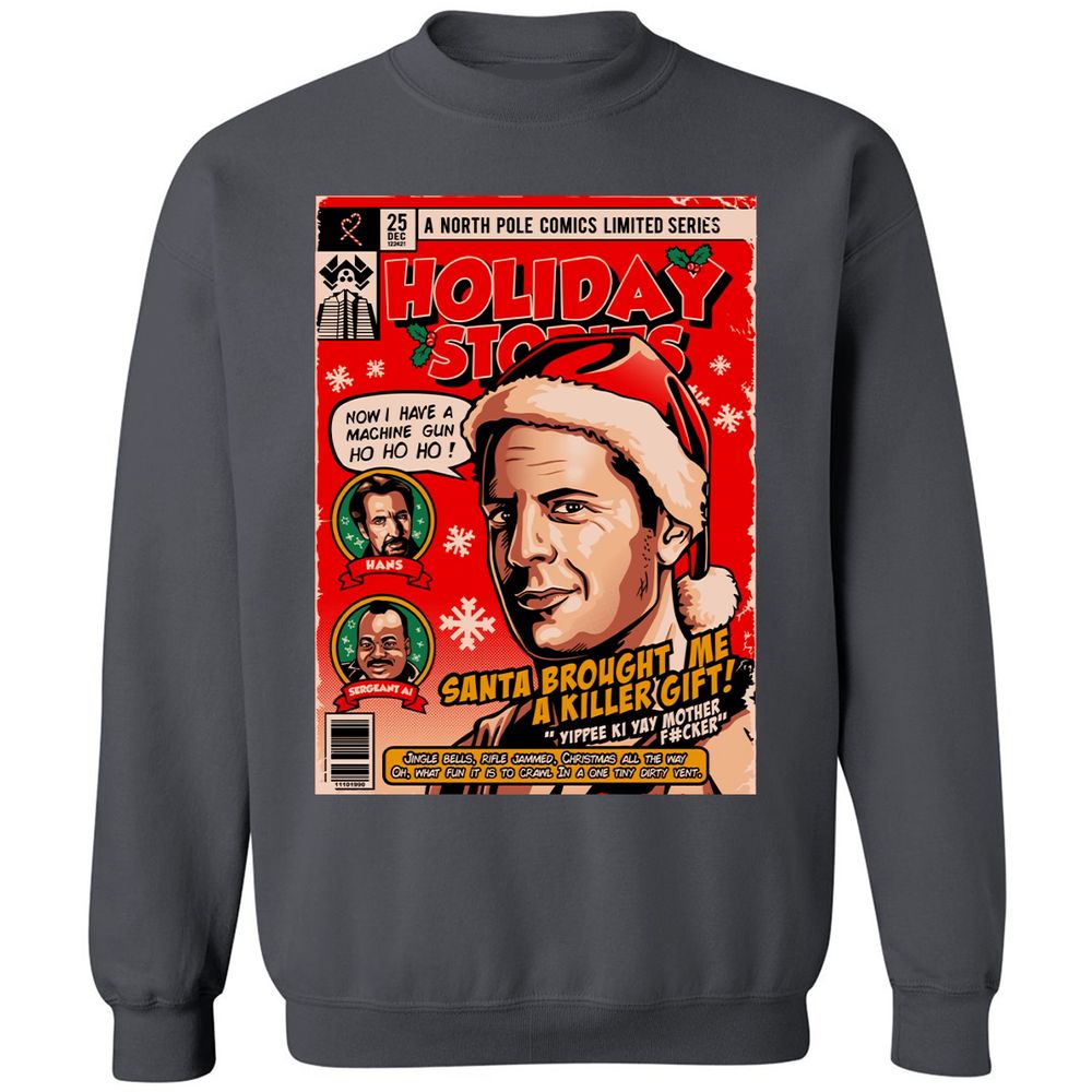 Classic Unisex Sweatshirt - QM6HP2PY - Charcoal - 7