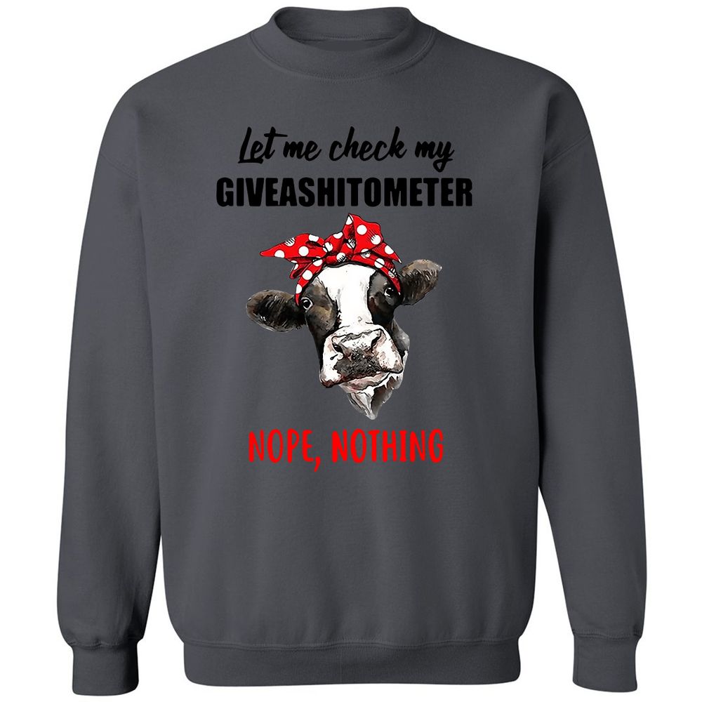 Classic Unisex Sweatshirt - 6XF1XZE5 - Charcoal - 7