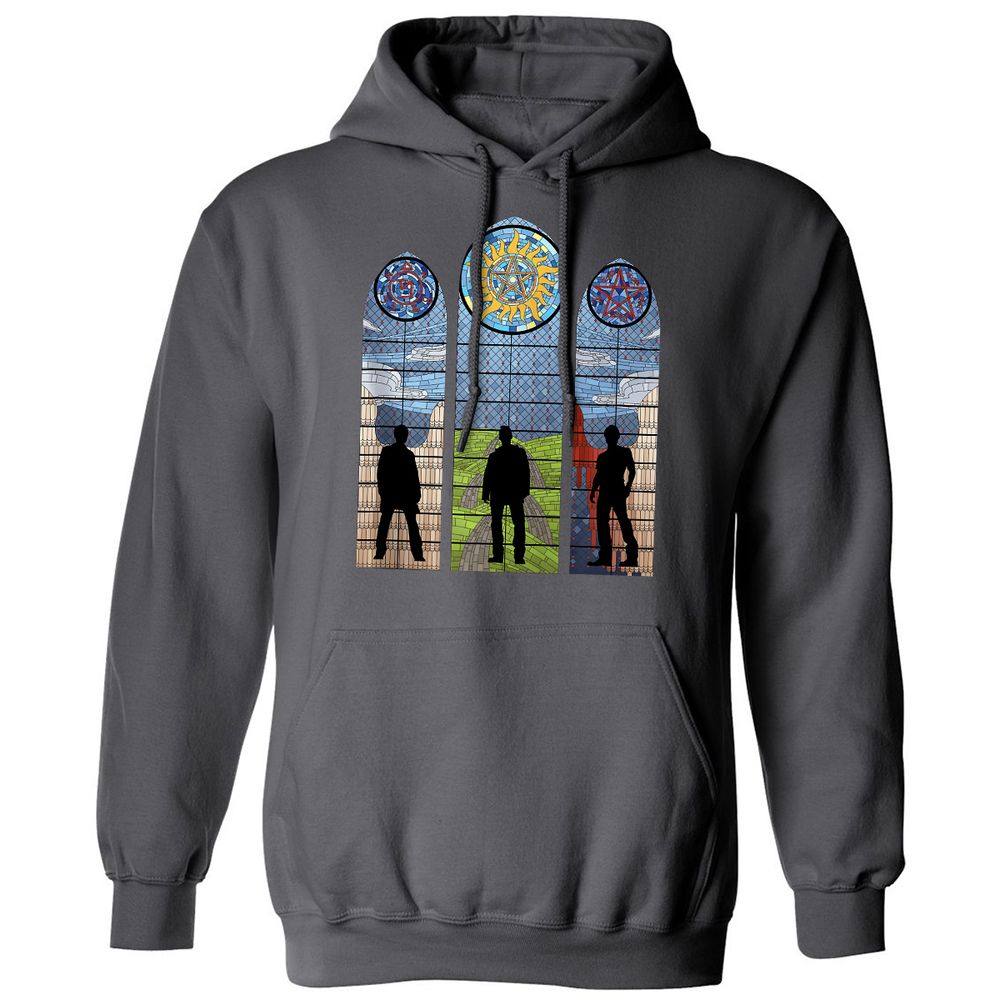 Classic Unisex Hoodie - YRQ67EC5 - Charcoal - 7