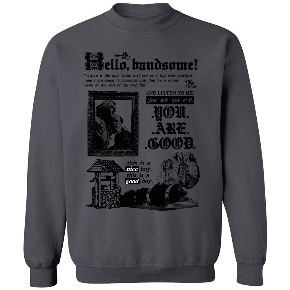 Classic Unisex Sweatshirt - LV36MRER - Charcoal - 7