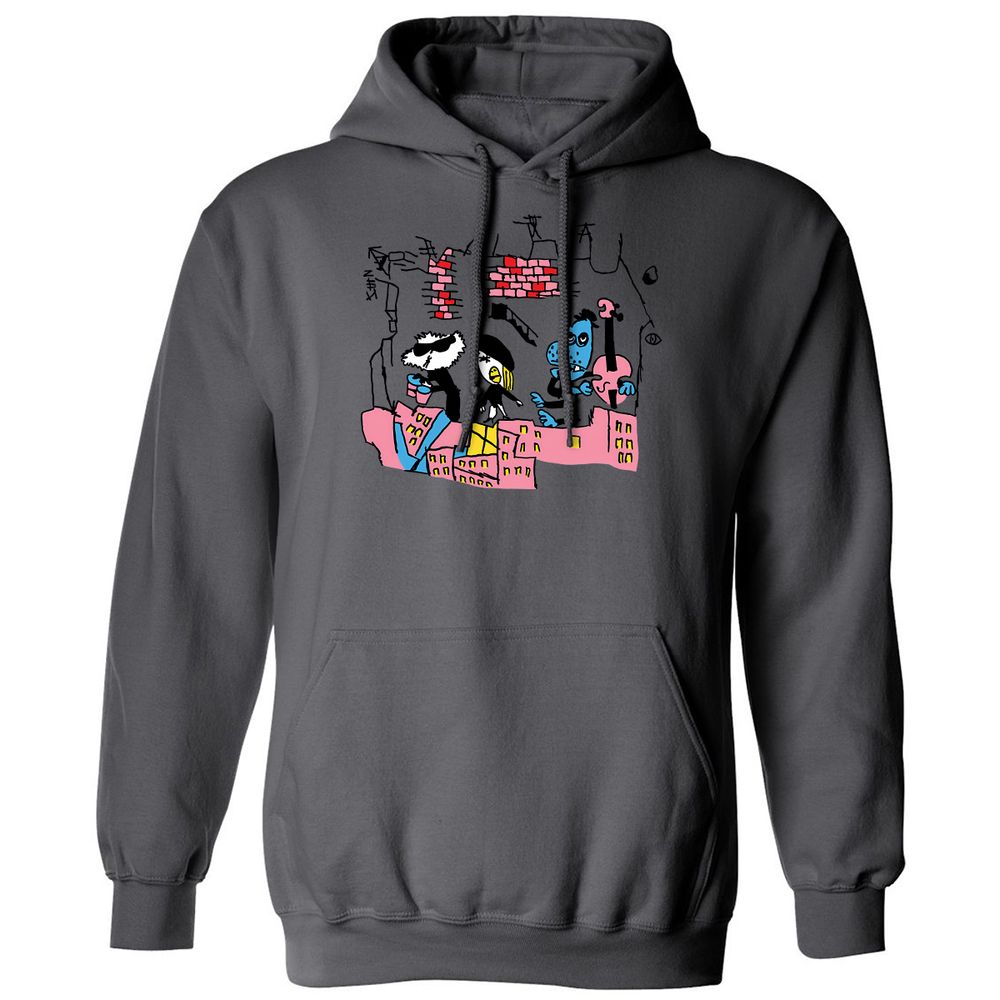 Classic Unisex Hoodie - 4AHN7773 - Charcoal - 7
