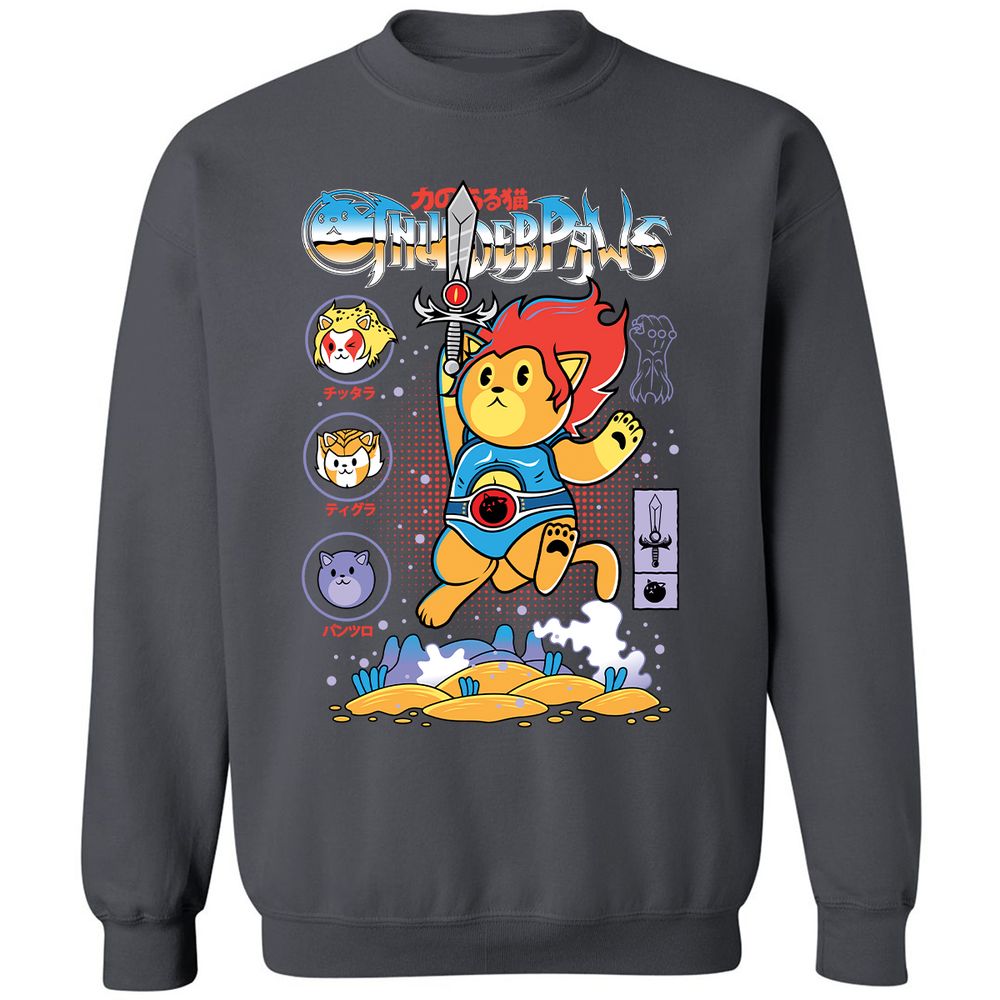 Classic Unisex Sweatshirt - LLHT91CT - Charcoal - 7