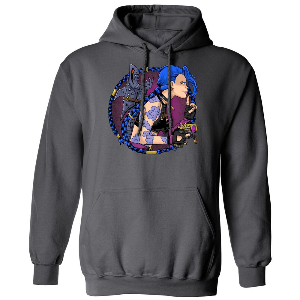 Classic Unisex Hoodie - 28SCEAEZ - Charcoal - 7