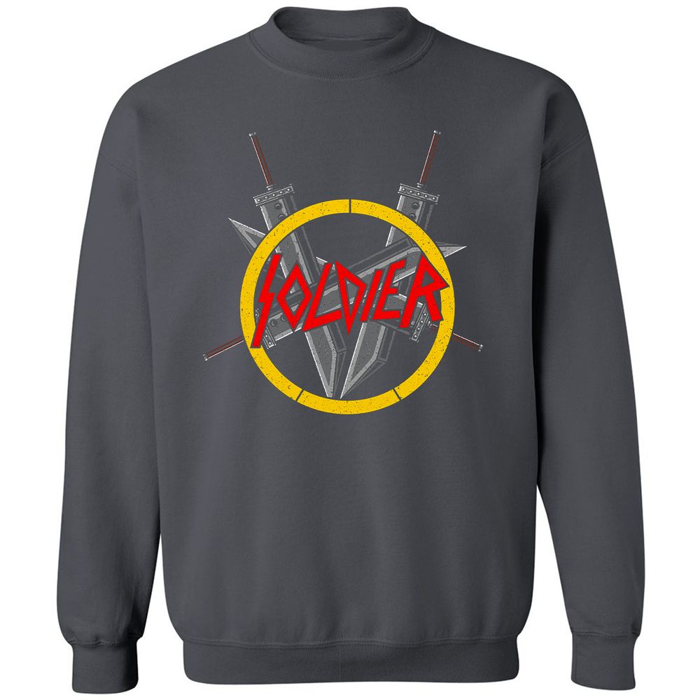 Classic Unisex Sweatshirt - E948EJ4Y - Charcoal - 7