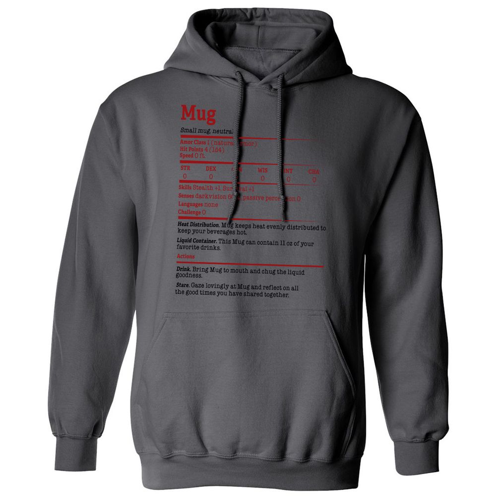 Classic Unisex Hoodie - XQXTV97P - Charcoal - 7