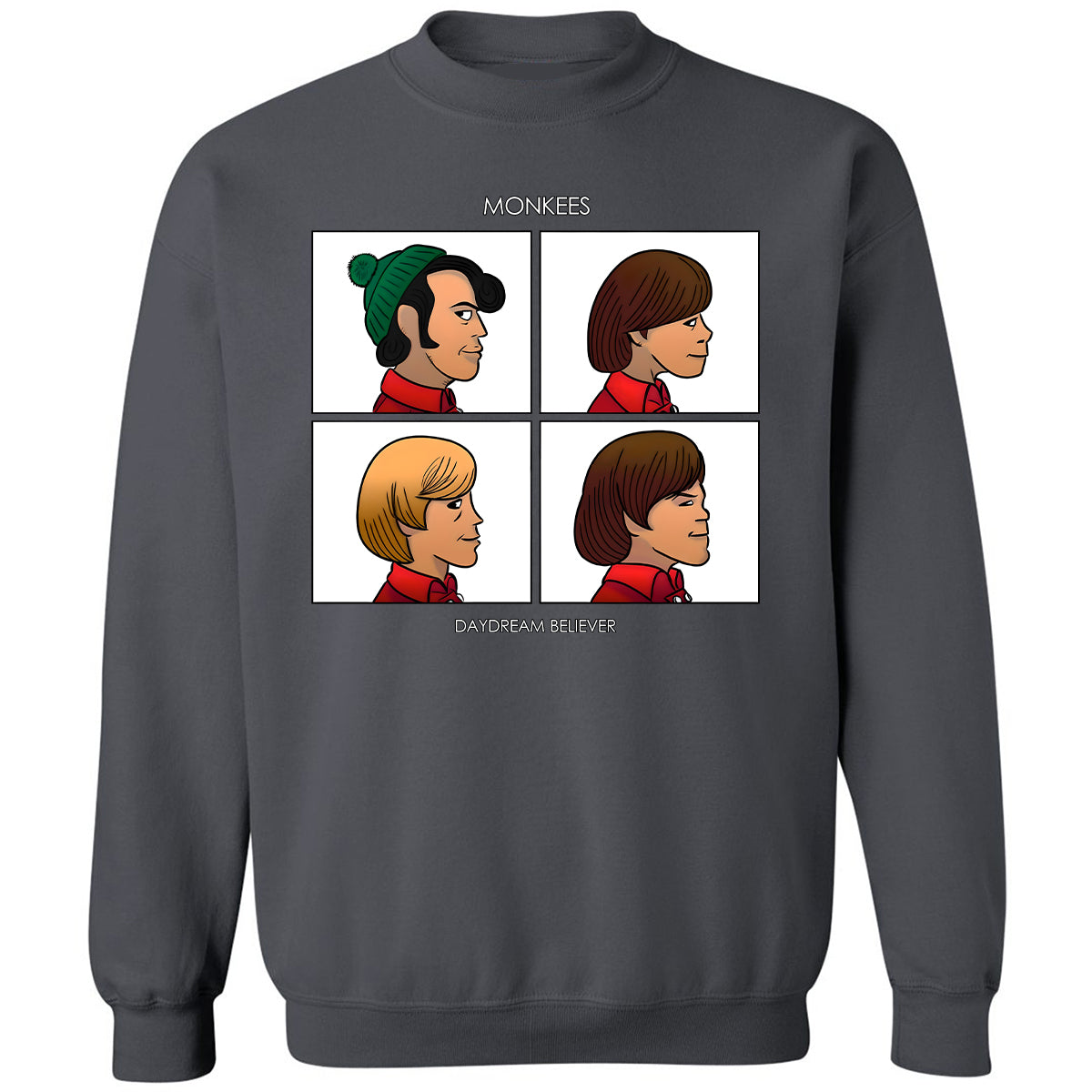 Classic Unisex Sweatshirt - TJV9AY2X - Charcoal - 7