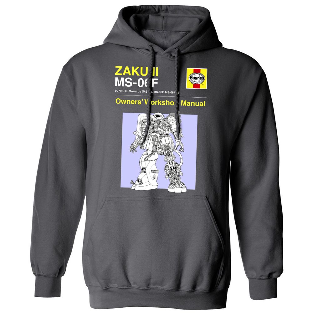Classic Unisex Hoodie - ZQE46RCY - Charcoal - 7