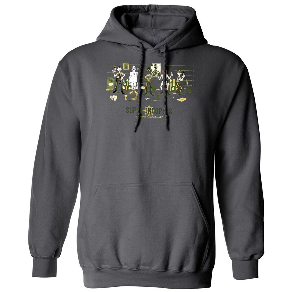 Classic Unisex Hoodie - 3CELP44L - Charcoal - 7