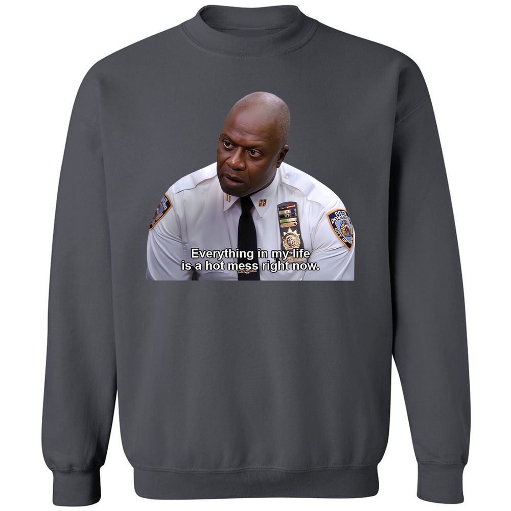 Classic Unisex Sweatshirt - MK8733AL - Charcoal - 7