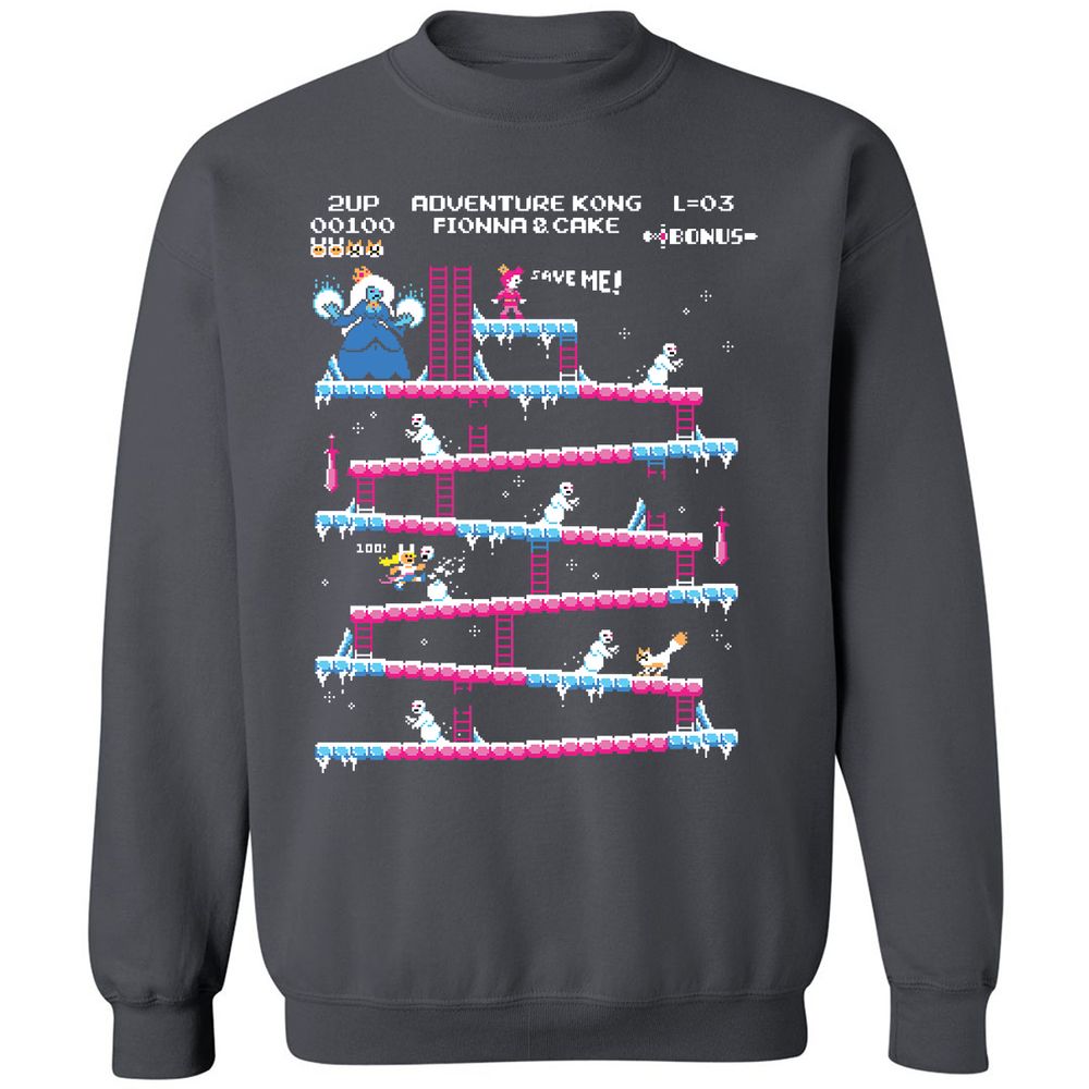 Classic Unisex Sweatshirt - D3G7648B - Charcoal - 7