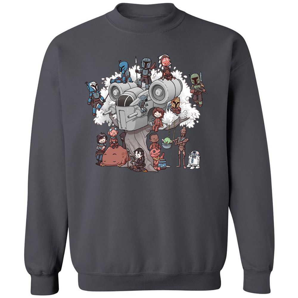 Classic Unisex Sweatshirt - SX2CQN5A - Charcoal - 7