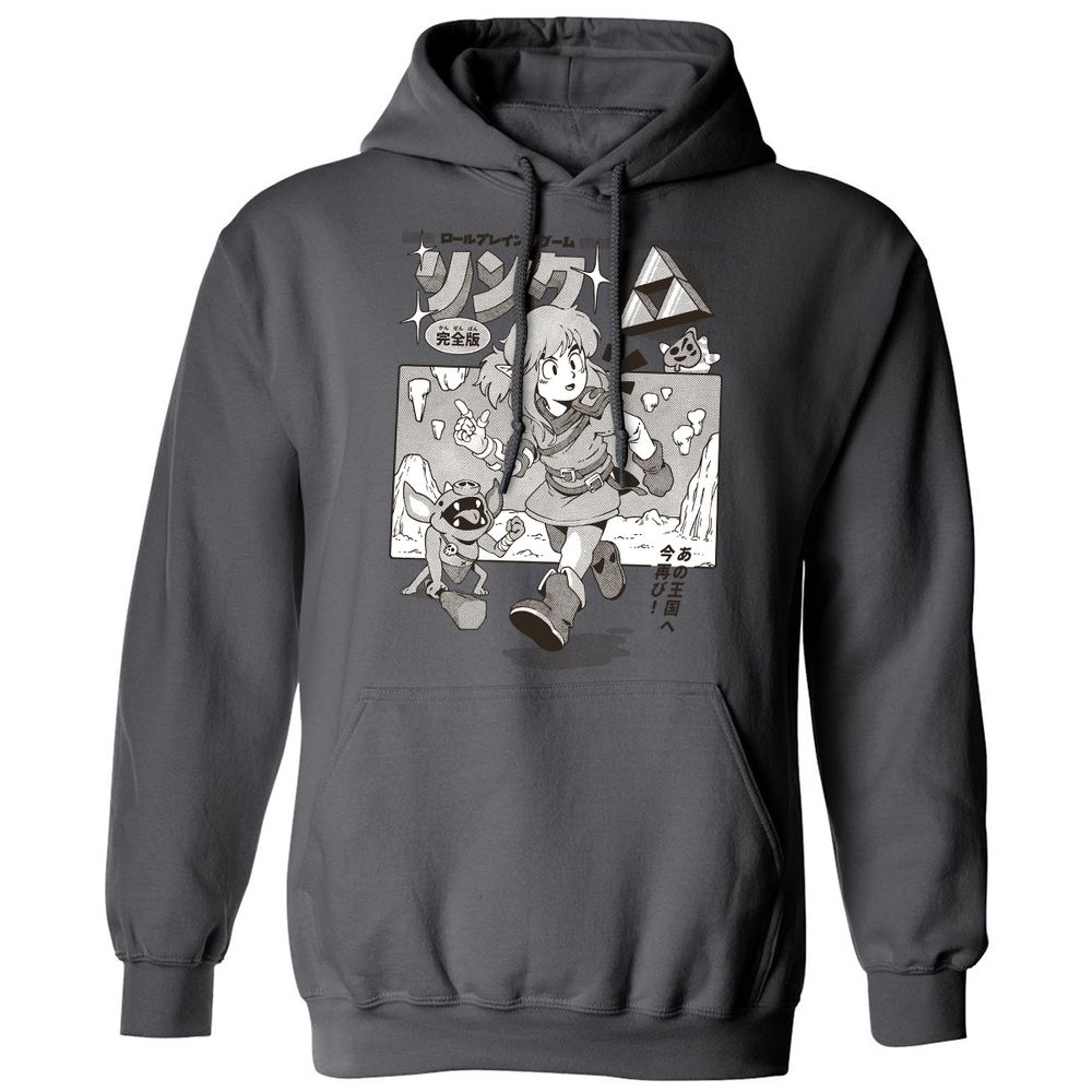 Classic Unisex Hoodie - P96DW1JL - Charcoal - 7