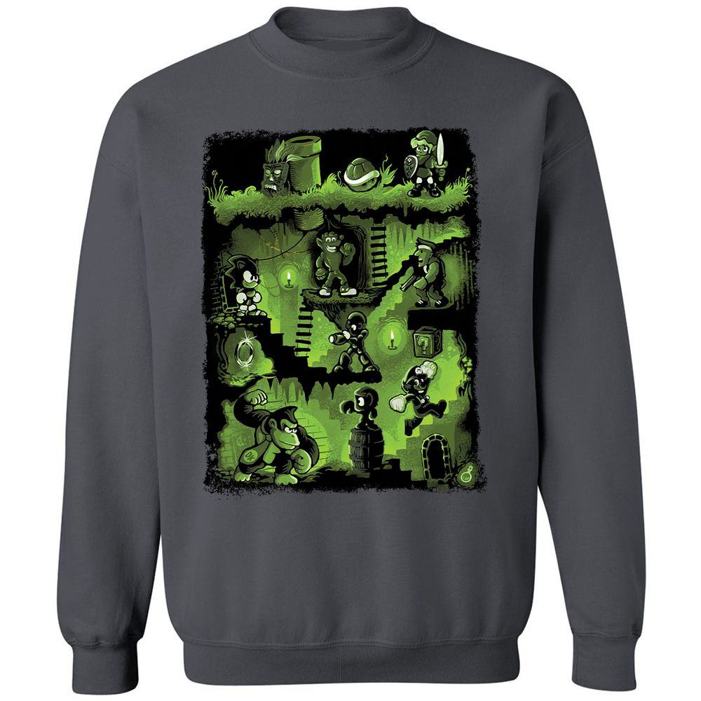 Classic Unisex Sweatshirt - B8ZJ797E - Charcoal - 7