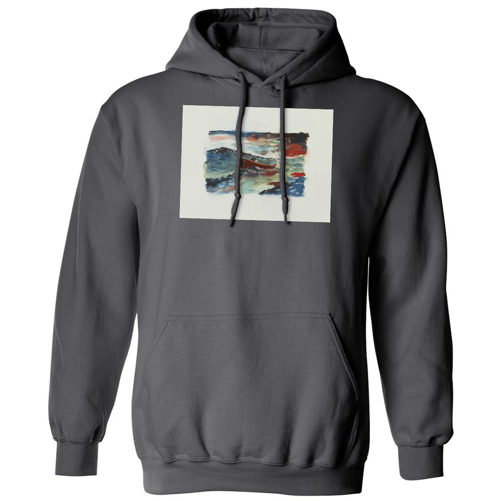 Classic Unisex Hoodie - K7Z9Q76R - Charcoal - 7