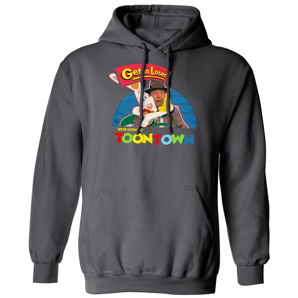 Classic Unisex Hoodie - QSCJLXMW - Charcoal - 7