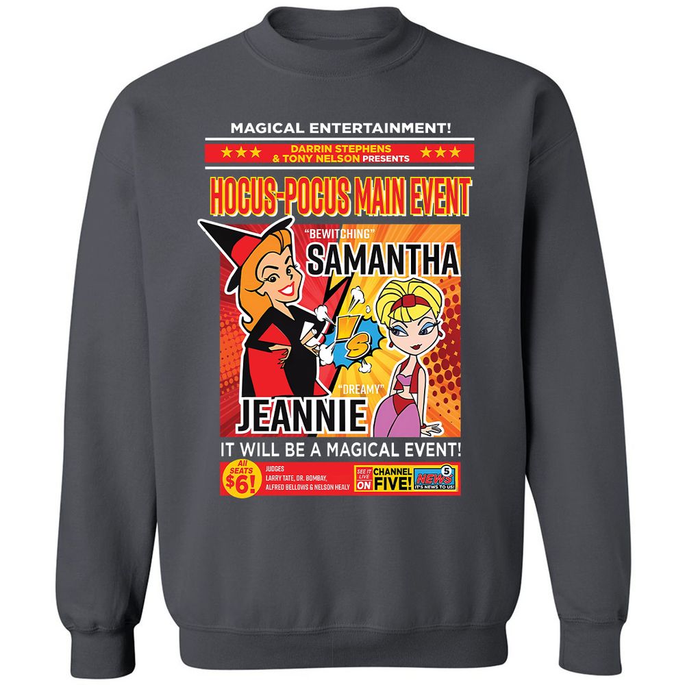 Classic Unisex Sweatshirt - T7CT391V - Charcoal - 7