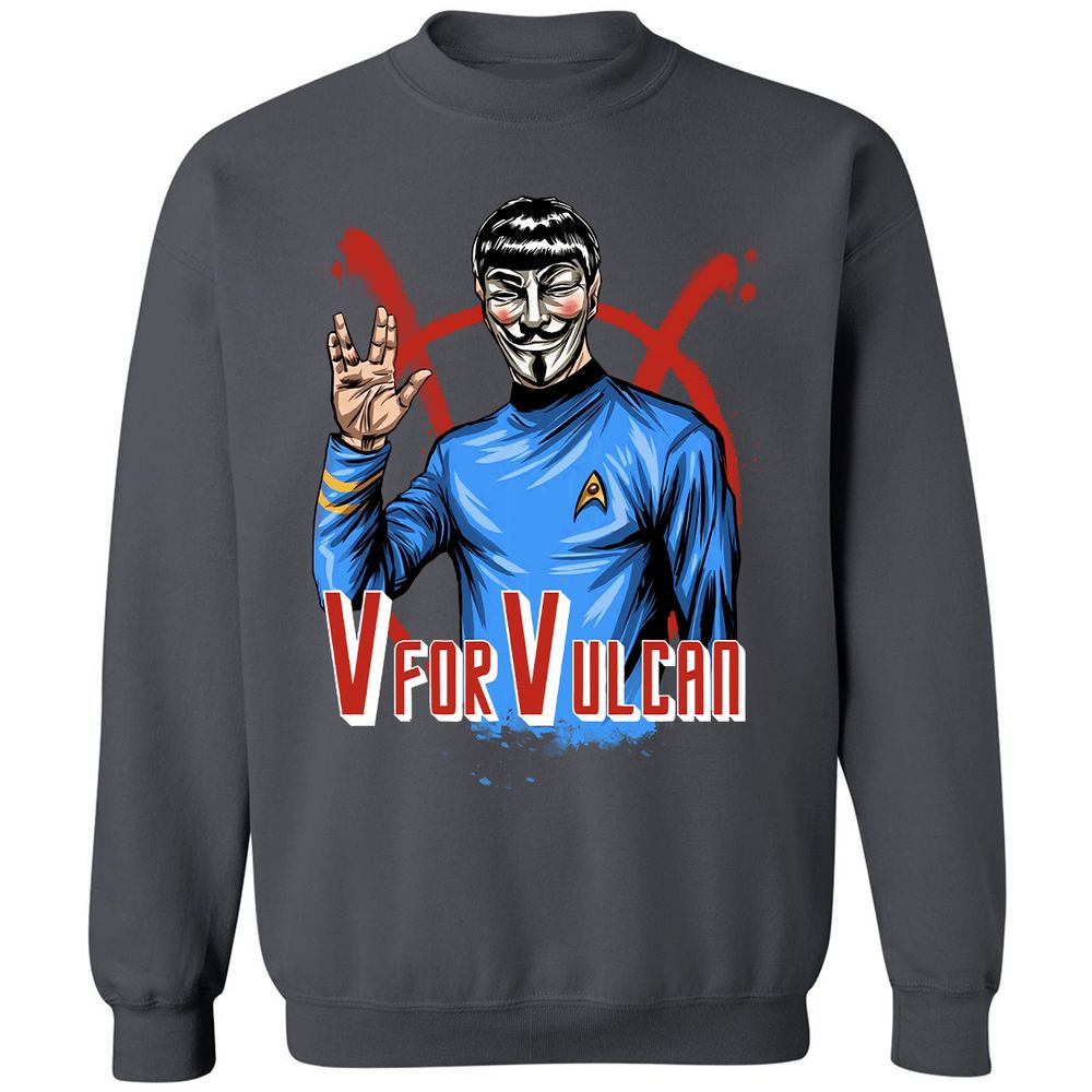 Classic Unisex Sweatshirt - VYSTSRLR - Charcoal - 7