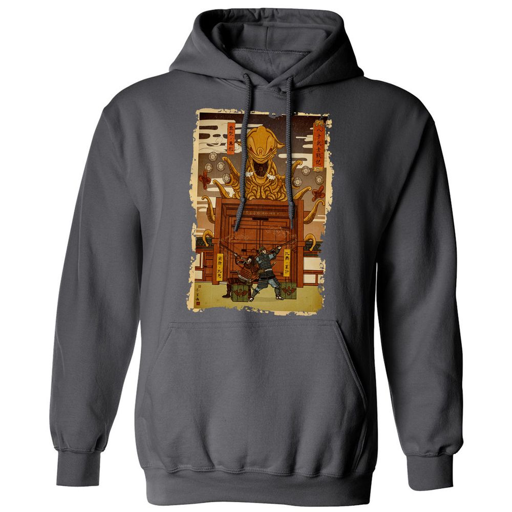 Classic Unisex Hoodie - H8DP4MQD - Charcoal - 7