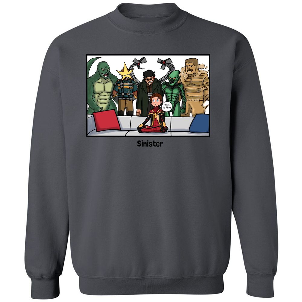 Classic Unisex Sweatshirt - D8EHTYHW - Charcoal - 7