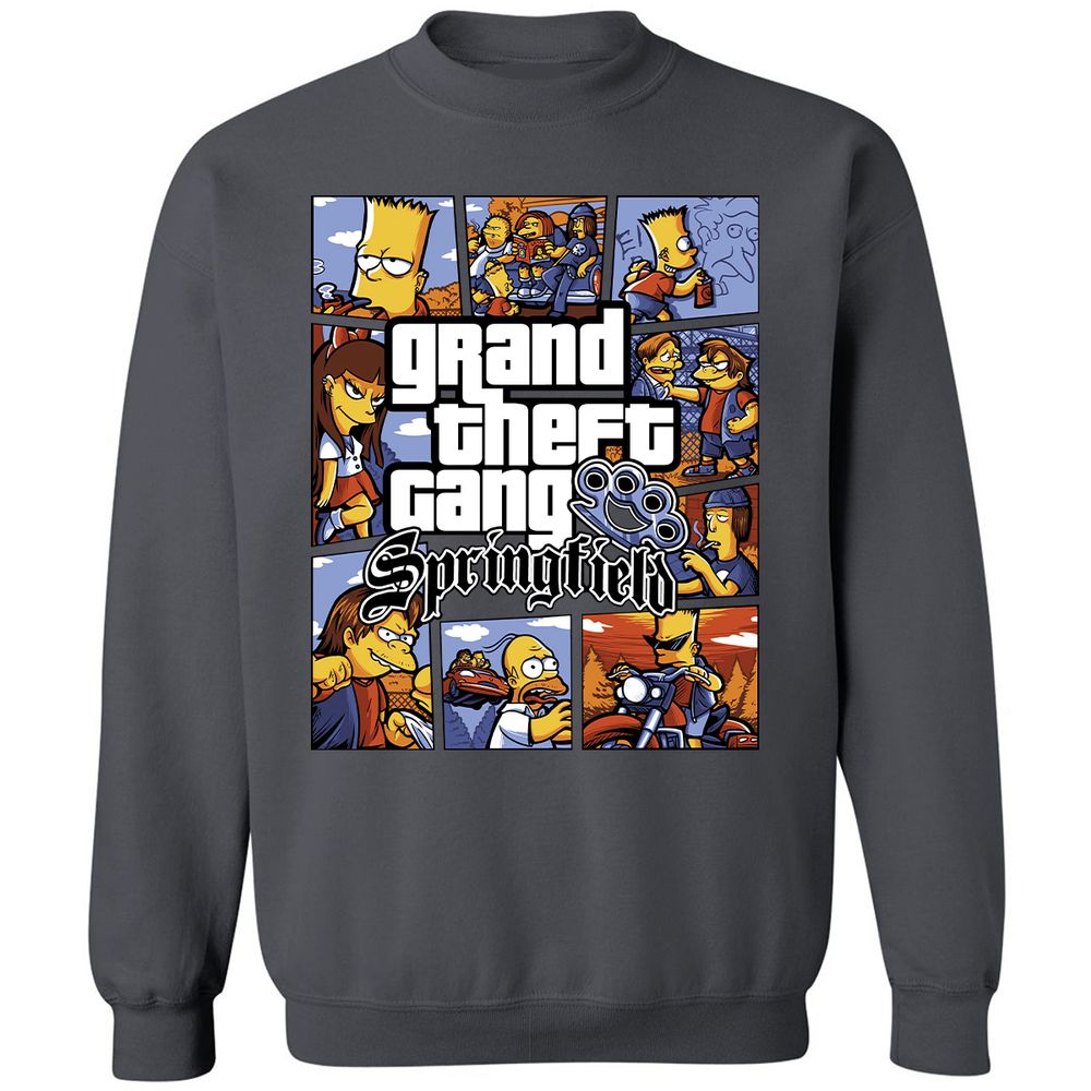 Classic Unisex Sweatshirt - 2F1YMYXG - Charcoal - 7