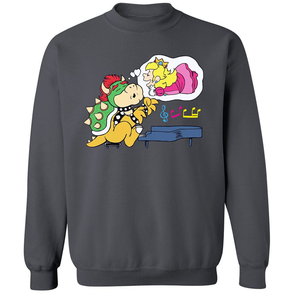 Classic Unisex Sweatshirt - UJXE1627 - Charcoal - 7