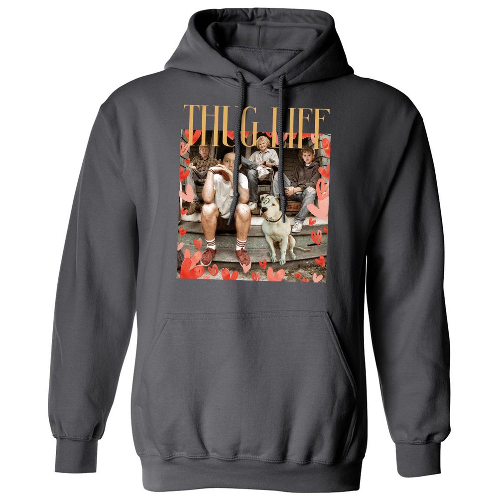 Classic Unisex Hoodie - T5H8N5YN - Charcoal - 7