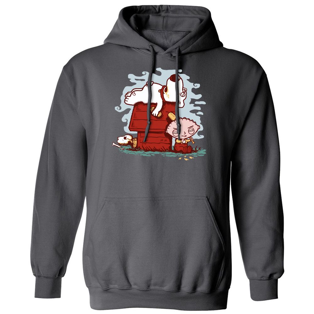 Classic Unisex Hoodie - NUXF3FZN - Charcoal - 7