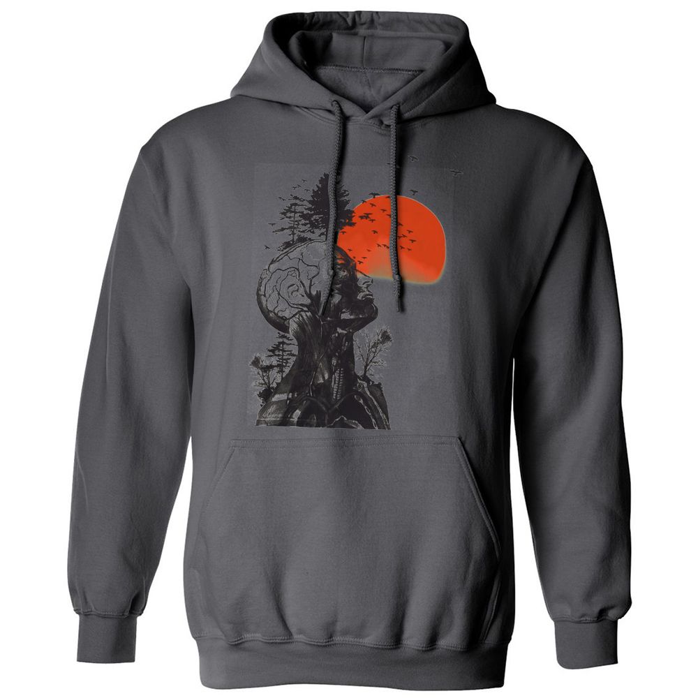 Classic Unisex Hoodie - L7H9KSTS - Charcoal - 7