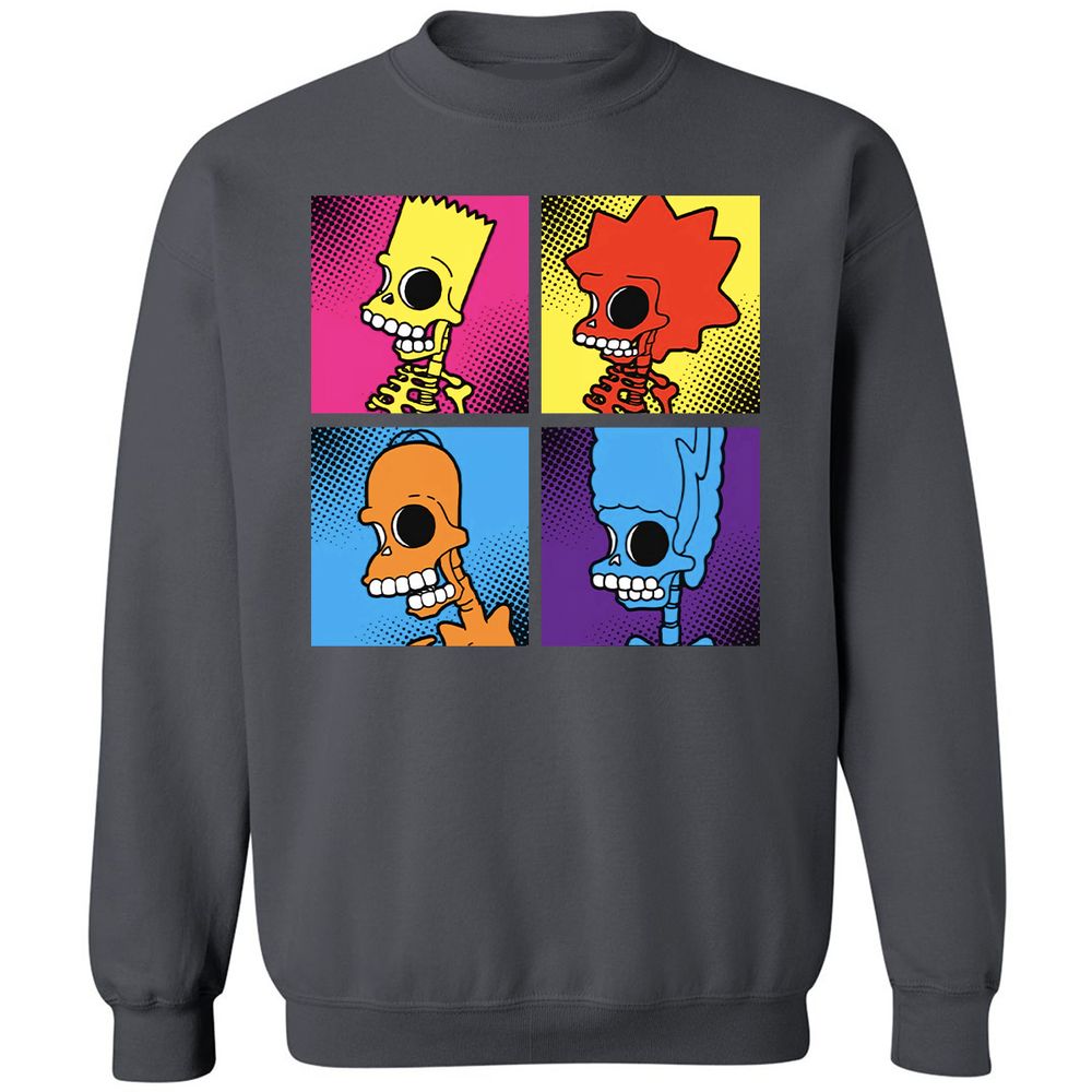 Classic Unisex Sweatshirt - SK8JE86K - Charcoal - 7