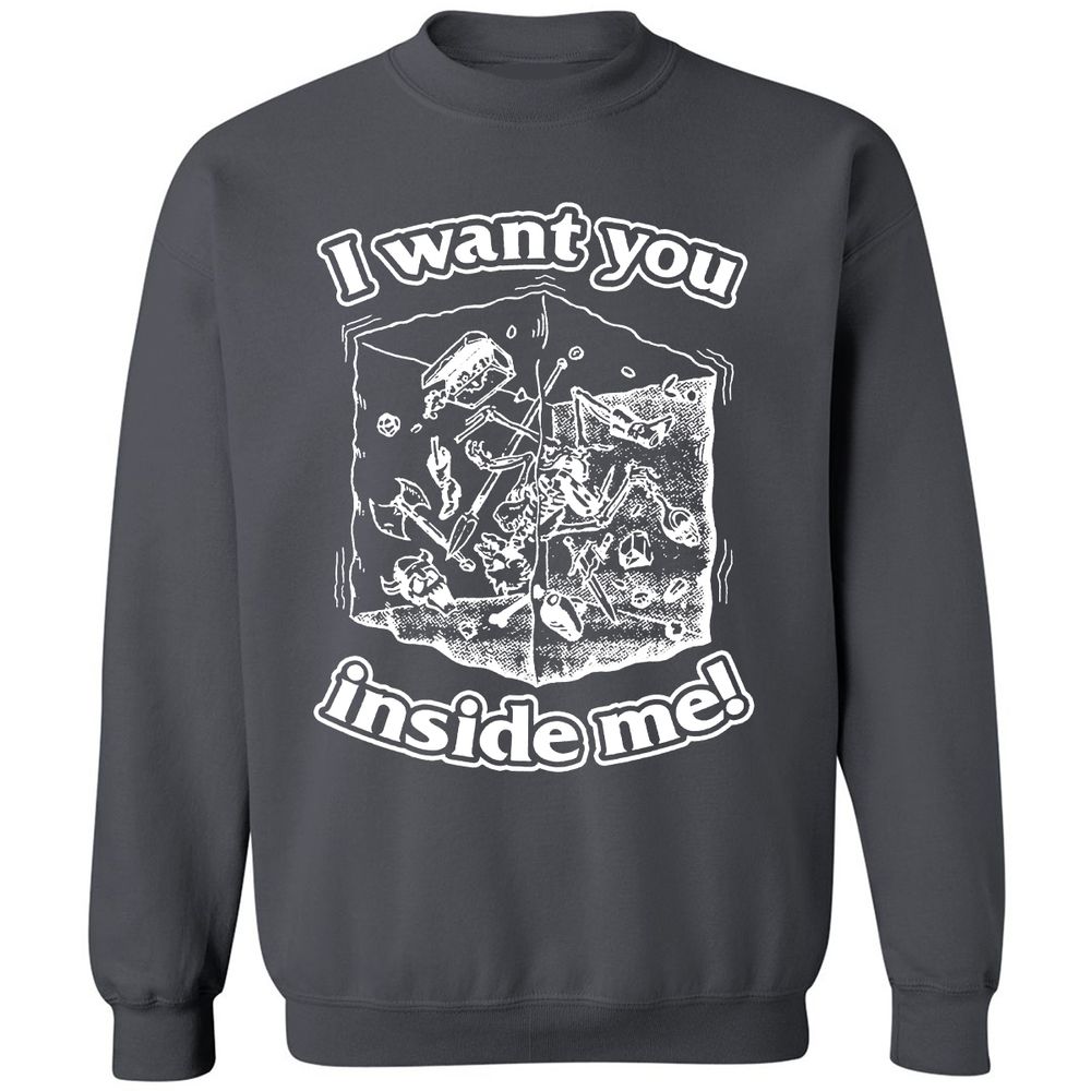 Classic Unisex Sweatshirt - PK9FLR4N - Charcoal - 7