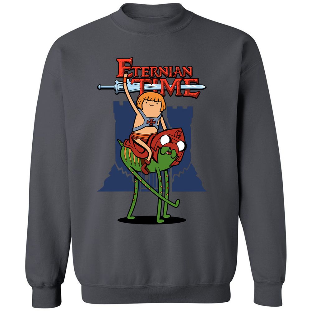 Classic Unisex Sweatshirt - N62V2S1W - Charcoal - 7