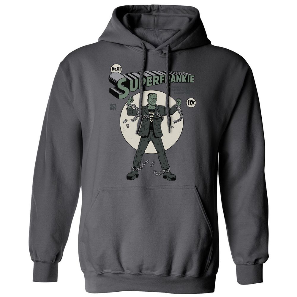 Classic Unisex Hoodie - GXJH8KVA - Charcoal - 7