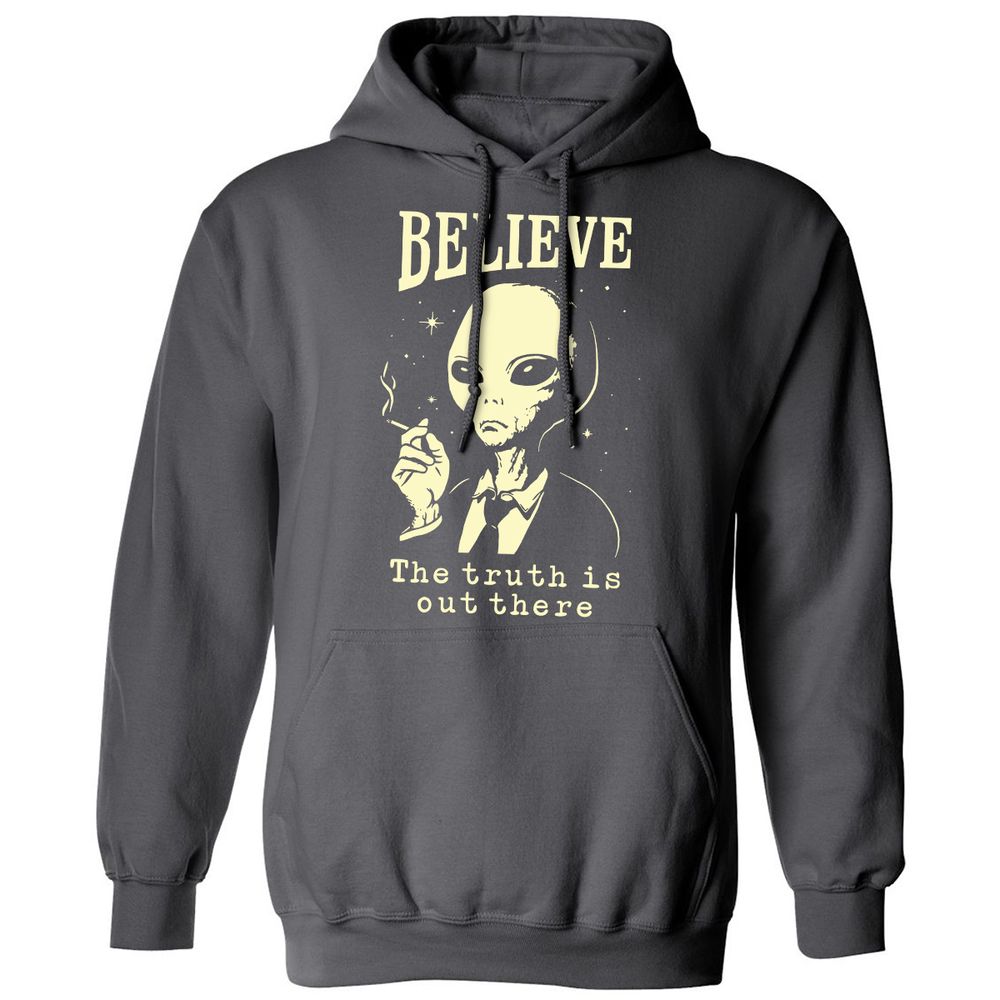 Classic Unisex Hoodie - NTN36CDW - Charcoal - 7