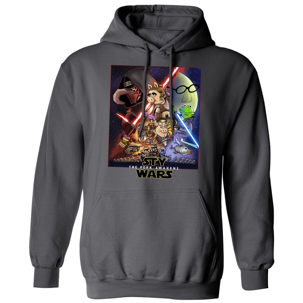 Classic Unisex Hoodie - HWTQLRU1 - Charcoal - 7