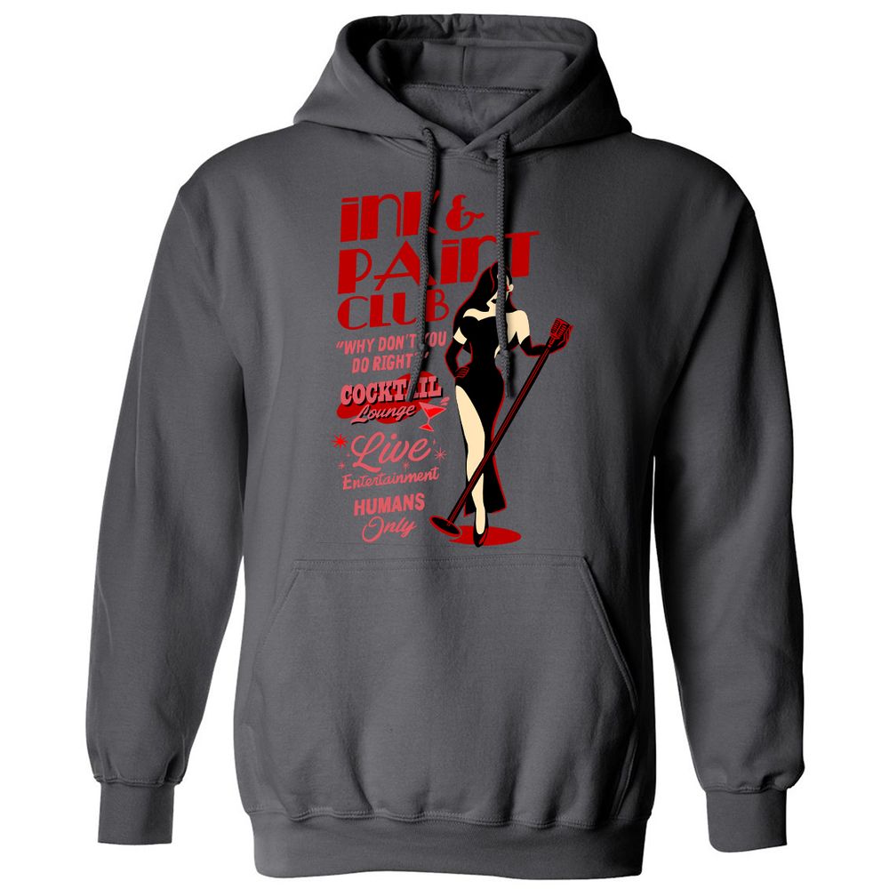 Classic Unisex Hoodie - Y9EJ1TUE - Charcoal - 7