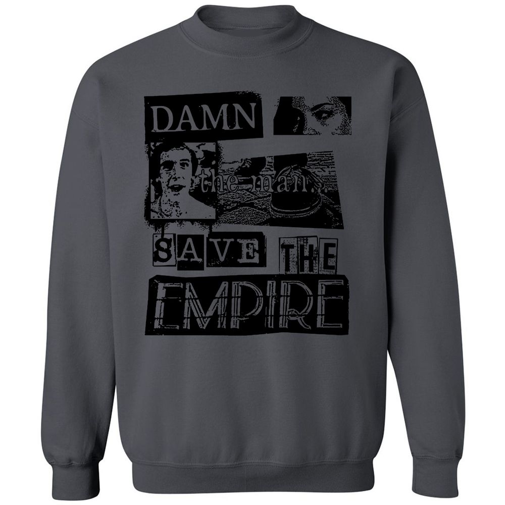 Classic Unisex Sweatshirt - A4BVGJUM - Charcoal - 7