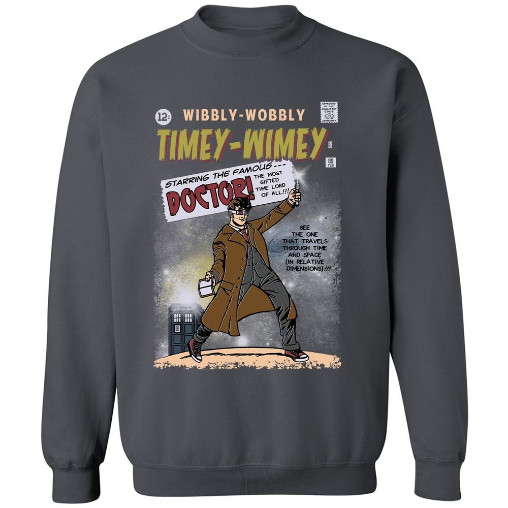 Classic Unisex Sweatshirt - P1ENLC83 - Charcoal - 7