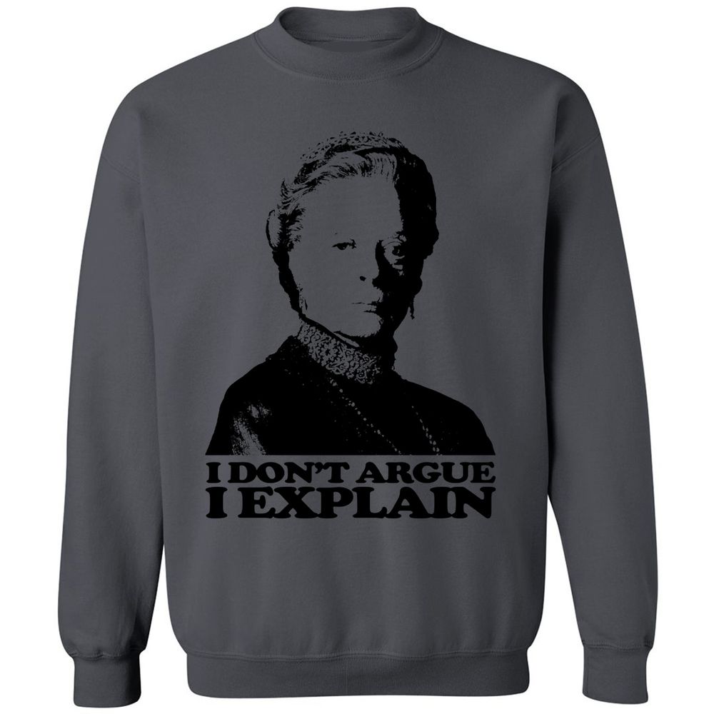 Classic Unisex Sweatshirt - 6ZX98TNY - Charcoal - 7