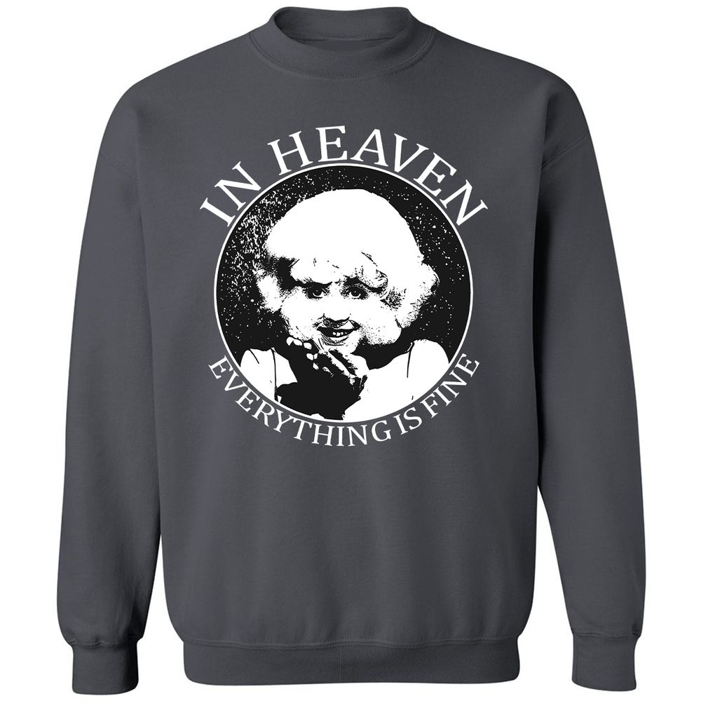 Classic Unisex Sweatshirt - WEH8E7PF - Charcoal - 7