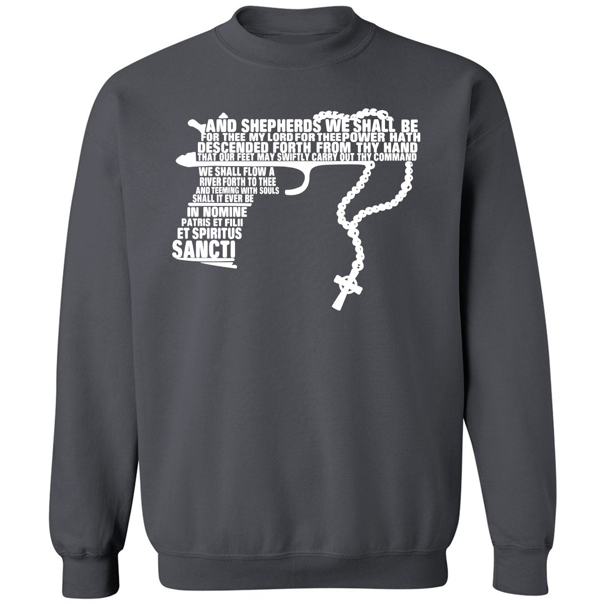Classic Unisex Sweatshirt - L92C5TQB - Charcoal - 7