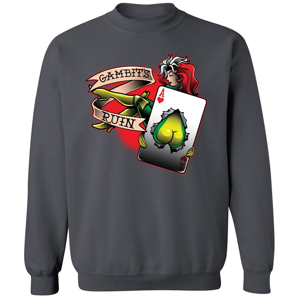 Classic Unisex Sweatshirt - XKM4TRAJ - Charcoal - 7