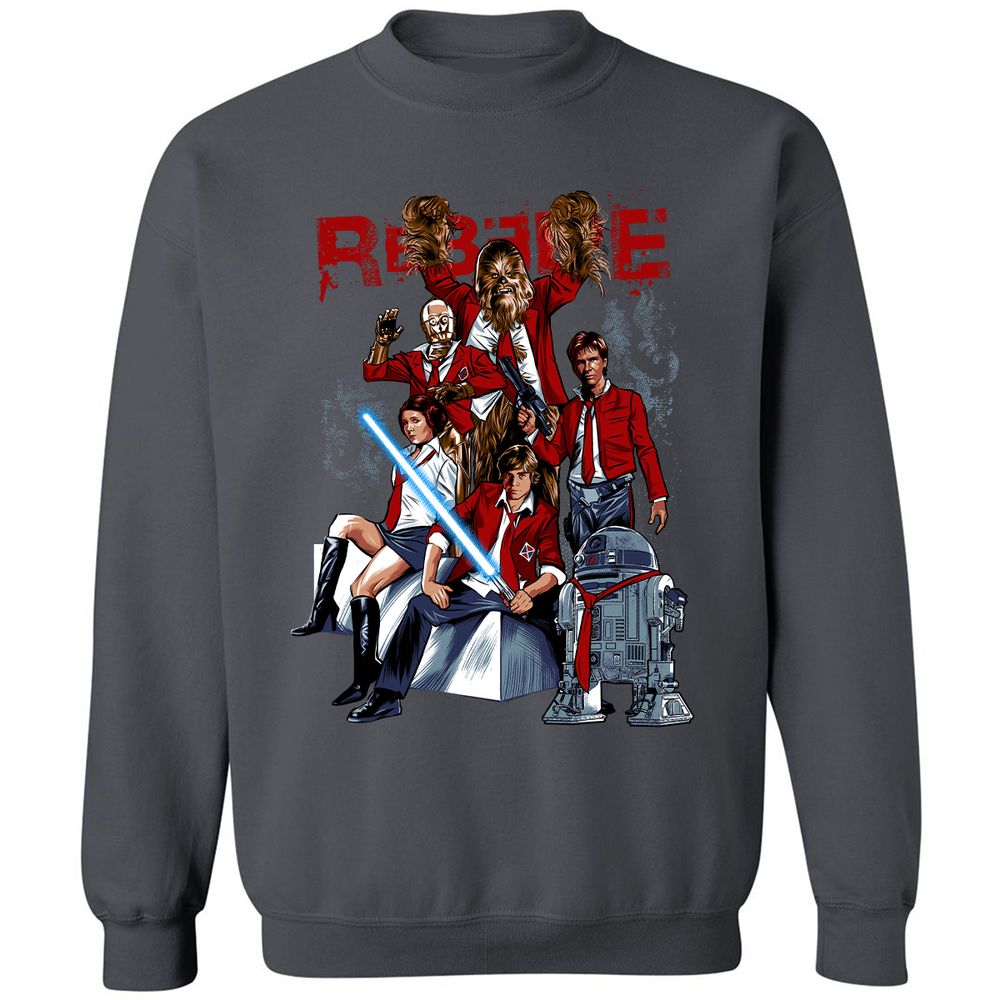 Classic Unisex Sweatshirt - YVY4UZBU - Charcoal - 7