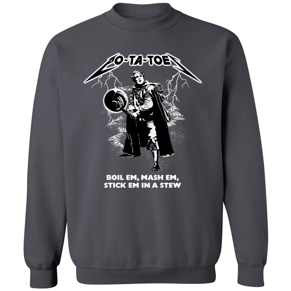 Classic Unisex Sweatshirt - HCTYDD6X - Charcoal - 7