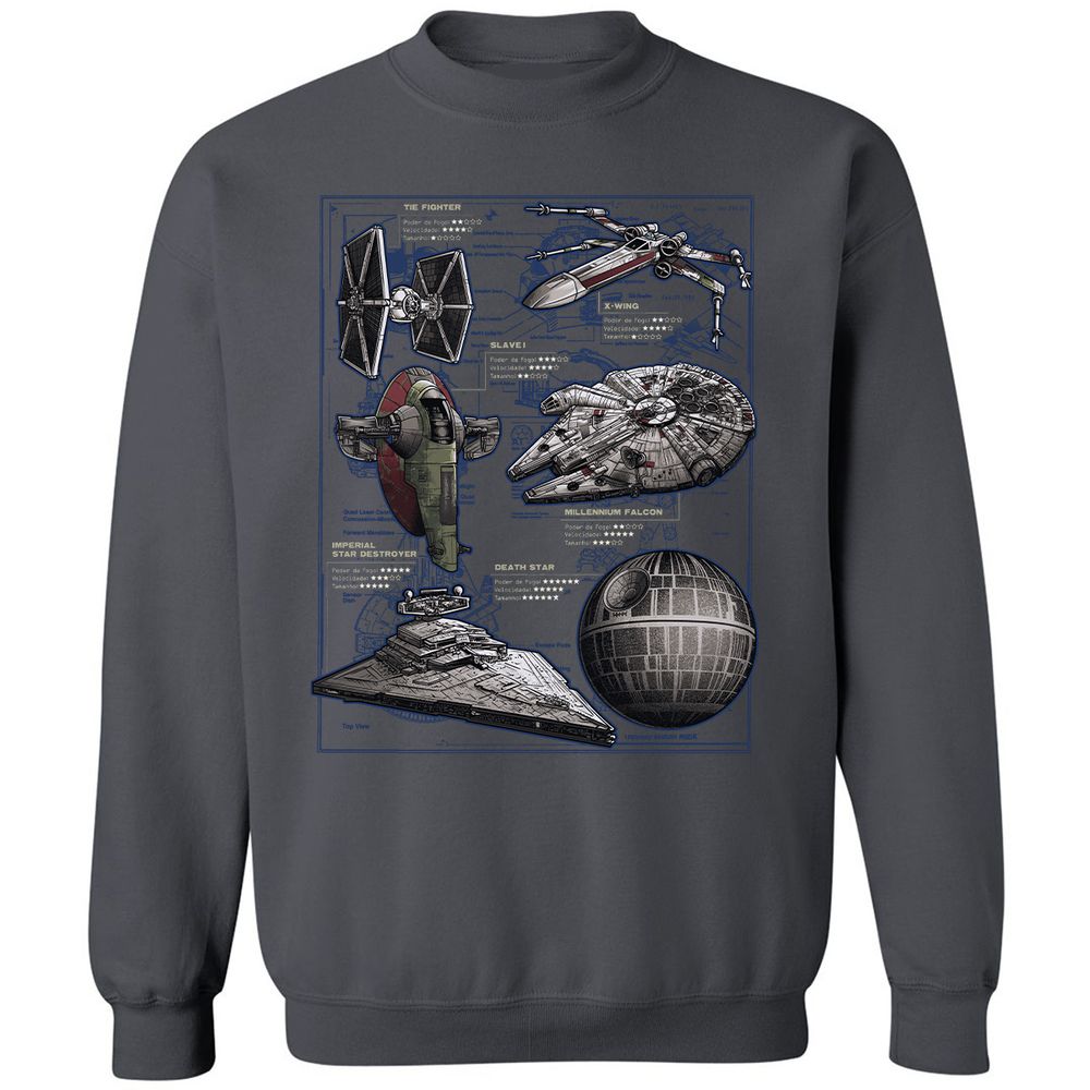 Classic Unisex Sweatshirt - PAE2F5H2 - Charcoal - 7
