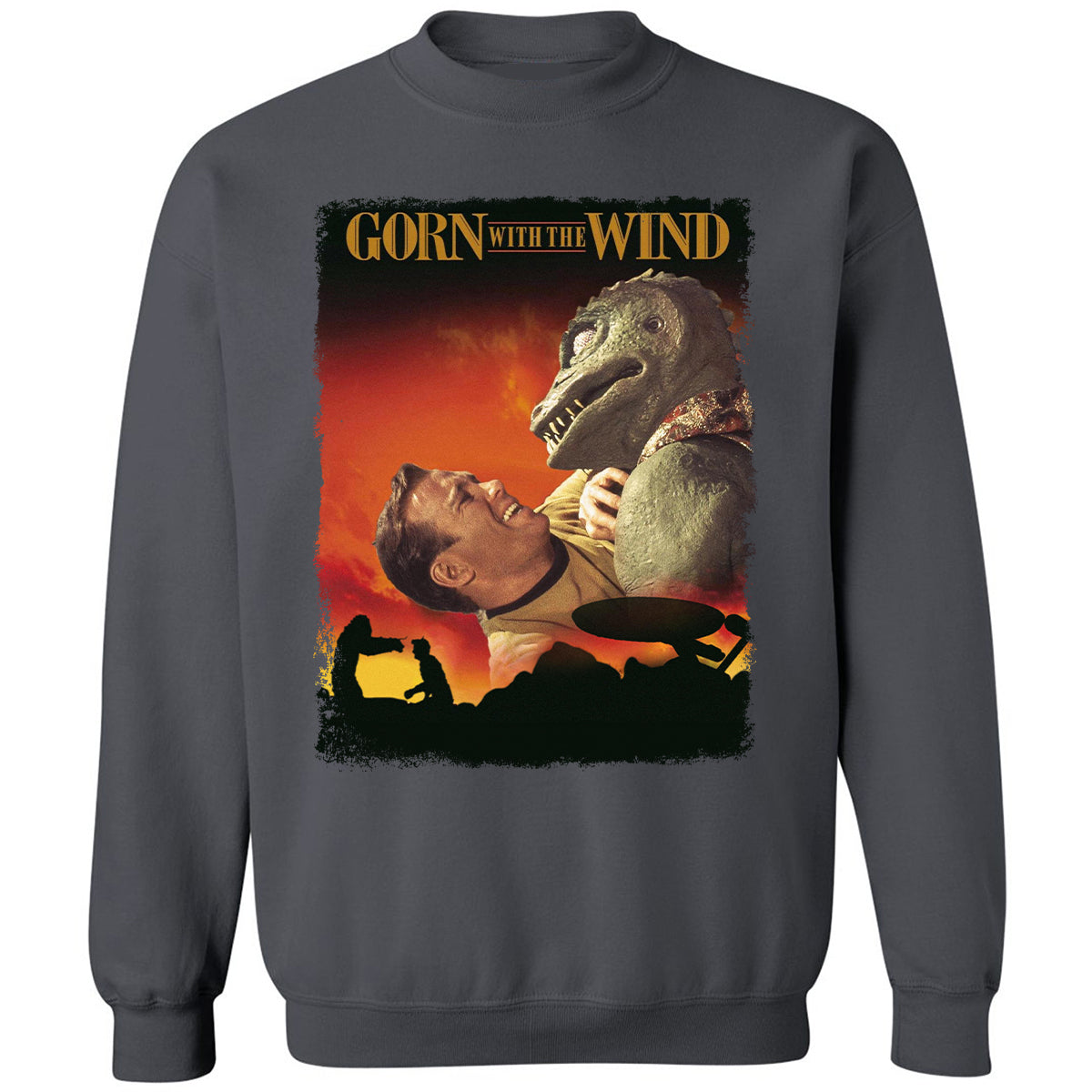 Classic Unisex Sweatshirt - CA3K9DXV - Charcoal - 7