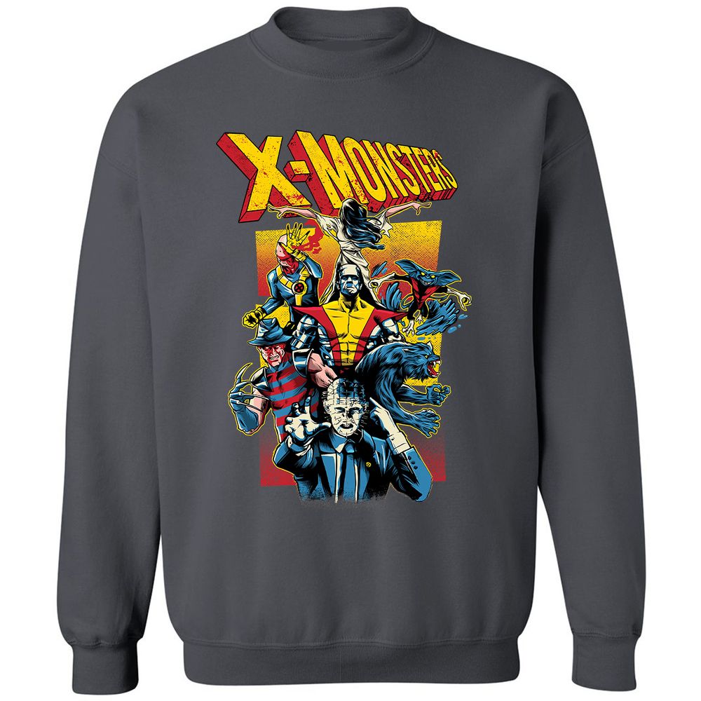 Classic Unisex Sweatshirt - X5UQ8TN9 - Charcoal - 7