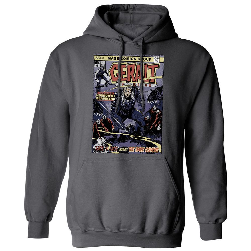 Classic Unisex Hoodie - 3ZUD3SDK - Charcoal - 7