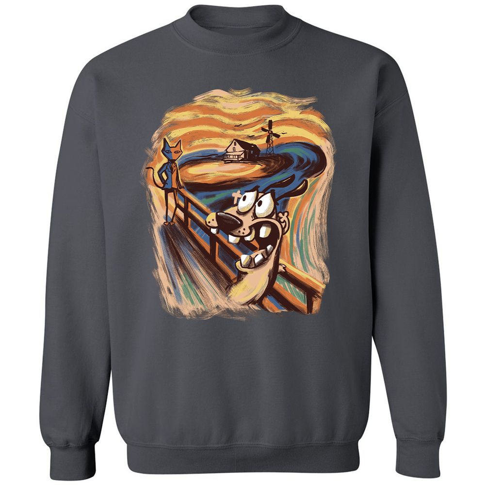Classic Unisex Sweatshirt - AGDJWHSE - Charcoal - 7