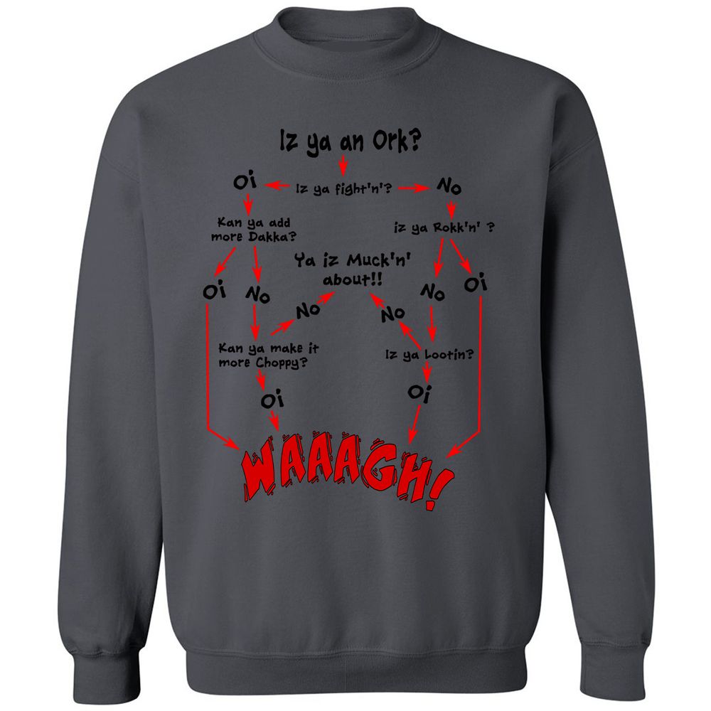 Classic Unisex Sweatshirt - 63AARJND - Charcoal - 7